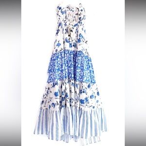 Ro’s Garden Sofia Sleeveless Dress in Provence Blue Size XS